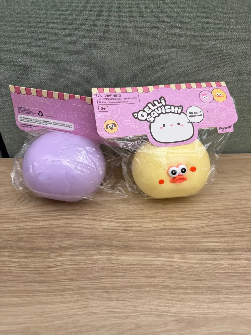 Viral Squishy Keycraft Gelli Squishi Squishy Toy Bundle (2) – CVS New with Tags